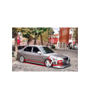 HYUNDAİ ACCENT ADMİRE CUSTOM MARŞPİYEL SAĞ SOL TAKIM FİBERGLASS BOYASIZ