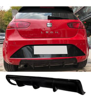 Seat Leon Mk2.5 Difüzör Parlak Siyah Plastik 2009 2010 2011 2012 Arka-difizör-bodykit-ek-karlık