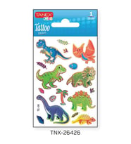 Tanex 7,5x10,5mm Dinazor Mini Tatoo Etiket TNX-26426