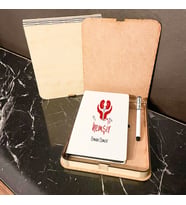 Hemşir Ahşap Kutulu Defter Kalem Set 003