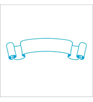 YAZI ALANI FOLYO STİCKER 20cm uzunluk (Karışık)