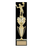 ODAK KUPA - Figürlü Kupalar - Voleybol Kadın Figürlü Kupalar FG-044 C - 39 cm