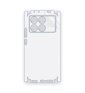 SChitec Xiaomi Poco X6 Pro Uyumlu Fullbody Arka Kaplama Hidrojel Koruyucu Film