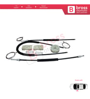 Citroen C4 Picasso MK1 UD Grand UA 2006-2013 MPV 9221CV İçin Elektrikli Ön Sol Cam Kriko Tamir Seti