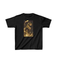 Unisex Çocuk Baskılı T-Shirt - Siyah