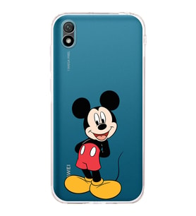 Huawei Y5 2019  Kamera korumalı Kapak Mickey Mouse Tasarımlı  Şeffaf Kılıf