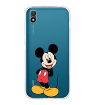 Huawei Y5 2019  Kamera korumalı Kapak Mickey Mouse Tasarımlı  Şeffaf Kılıf