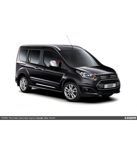S-Dizayn Ford Connect Ayna Kapağı 2 Prç. Abs. Krom 2014 Üzeri