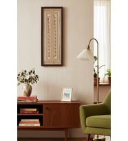 %100 El Yapımı İğne İşi Sanat Eseri Vintage Tarzı Çerçeveli Türk İpek Nakışı Sanat Eseri (73x27 cm)
