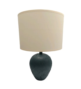 Minimal Polyester Abajur Antrasit