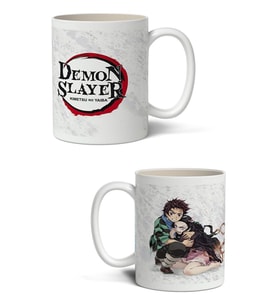 Demon Slayer İblis Keser Komple Baskılı Kupa Bardak - Sevgiliye Arkadaşa Komik Hediye (Beyaz)