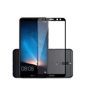 Huawei Mate 10 Lite Davin 5D Cam Ekran Koruyucu (Siyah)