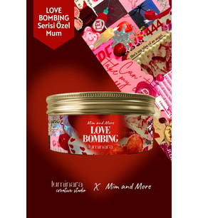 Luminara X Mim and More Love Bombing Candle - Love Bombing Kirazlı Mum