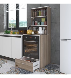 Kenzlife ankastre fırın dolabı aybirgen crd 165*60*56 mutfak çekmeceli