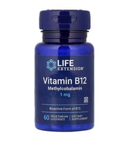 Vitamin B12 Methylcobalamin 1 mg Bioactive form 60 Lozenges Capsul