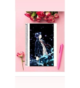 Okumura Rin Anime Defter 1 Adet Özel Tasarım A4 Boyutu Telli Çizgili Defter 21*29 Cm
