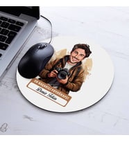 Kişiye Özel Hediye Karikatürlü En Başarılı Erkek Fotoğrafçı Mousepad