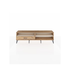 Arges TV Ünitesi 2 Raflı Tek Çekmeceli  176x30x51 Çam-Aytaşı/Çam