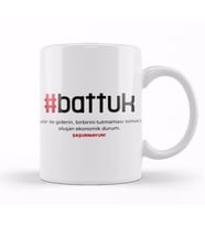 Battuk Karadeniz Kupa Bardak Porselen
