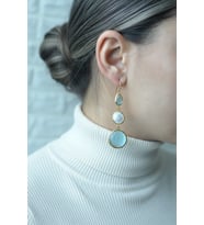Kadir Jewellery 22 Ayar Altın Kaplama Kadın İnci Küpe -El İşçiliği Ve Hipoalerjenik Küpe