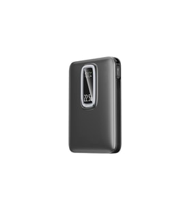 10000 mAh Standlı MagSafe Wireless Powerbank 15W Kablosuz Hızlı Şarj LED Göstergeli (Siyah)