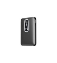 10000 mAh Standlı MagSafe Wireless Powerbank 15W Kablosuz Hızlı Şarj LED Göstergeli (Siyah)
