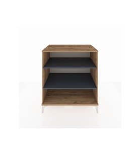 Kronos Şifonyer 2 Raflı 88x59x96 Çam-Antrasit