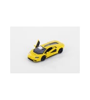 Çek Bırak 1:36 Ölçek Metal Lamborghini Countach Lpı 800-4 Hardtop Diecast Model Araba (Sarı Altın)