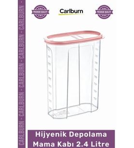 A Kalite Plastik Taze Besin Saklama Hava Geçirmez Kapaklı Hijyenik Depolama Mama Kabı 2.4 Litre