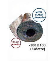 3 Metre Kalorifer Peteği Arkası Isı Yalıtım ve Izolasyon Levhası Radyatör Arkalığı Alüminyum Folyo Yalıtım Malzemesi Metre olarak Gönderim