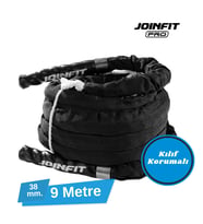 Joinfit Pro Crossfit Halatı 9 Metre 38 Mm. Siyah Kılıf Korumalı