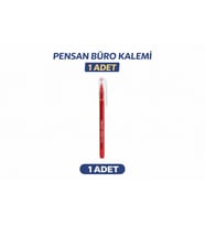 Pensan Büro 2270 Kırmızı Tükenmez Kalem 1.0 mm Medium Yerli Üretim 1 Adet