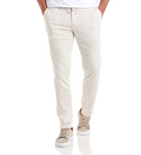 Hatemoğlu Taş Regular Fit Düz Yandan Cep Pamuklu Jogger Kanvas Pantolon