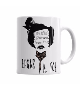 Edgar Allan Poe    Kupa Bardak Porselen