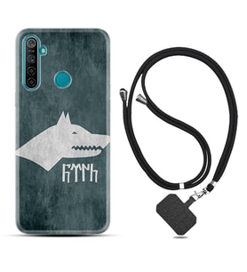 Realme 5i 5 Pro 6i 7 Pro 8 Kılıf Boyun Askılı Silikon Göktürk 2 1411