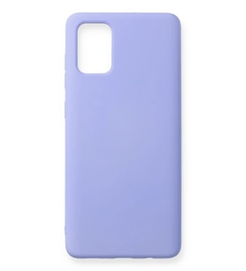 Durukar® Samsung Galaxy A71 Kılıf Nano içi Kadife Silikon - Lila