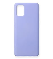 Durukar® Samsung Galaxy A71 Kılıf Nano içi Kadife Silikon - Lila