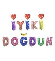 Folyo balon iyiki doğdun renkli 16 inc pk:1-