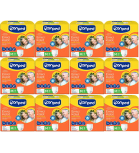 Canped Emici Külot Hasta Bezi M-Orta 108 Adet (12PK*9)