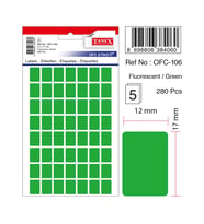 Tanex Etiket Ofc-106 12X17 Yeşil 10 lu 2 paket