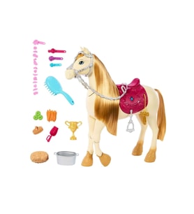 Barbie Great Horse Chase Barbie ve Dansçı Atı HXJ42
