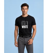 VIGOSS BASKILI FLAMLI ERKEK T-SHIRT 62002-03132