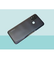 Infinix HOT 10 PLAY Uyumlu FULL KASA Arka Kapak Batarya Kapağı - SİYAH