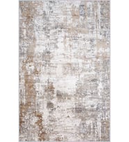 Eliana Home Baskılı, Yıkanabilir Kaymaz Taban Salon Halısı LNA1053 100x150 cm (Bej)