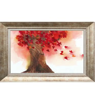 GÜMÜŞ ÇERÇEVELİ TABLO N663