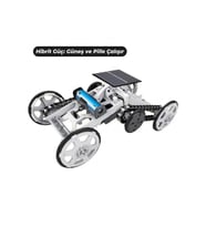 Güneş Enerjili Ve Pilli Tırmanan Araba Robot Kiti - Kendin Yap (diy) Eğitici Bilim Deney Seti