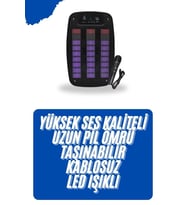 Kablosuz Hoparlör İos Ve Android Uyumlu Şarjlı Sd Kart Girişli Bluetooth Hoparlör