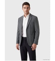 LCW BUSINESS Siyah Regular Fit Erkek Blazer Ceket
