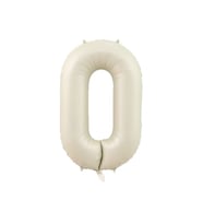 0 Rakam Krem Folyo Balon 80 cm