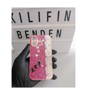 İphone 16 Kelebek Desen Kılıf Modeli